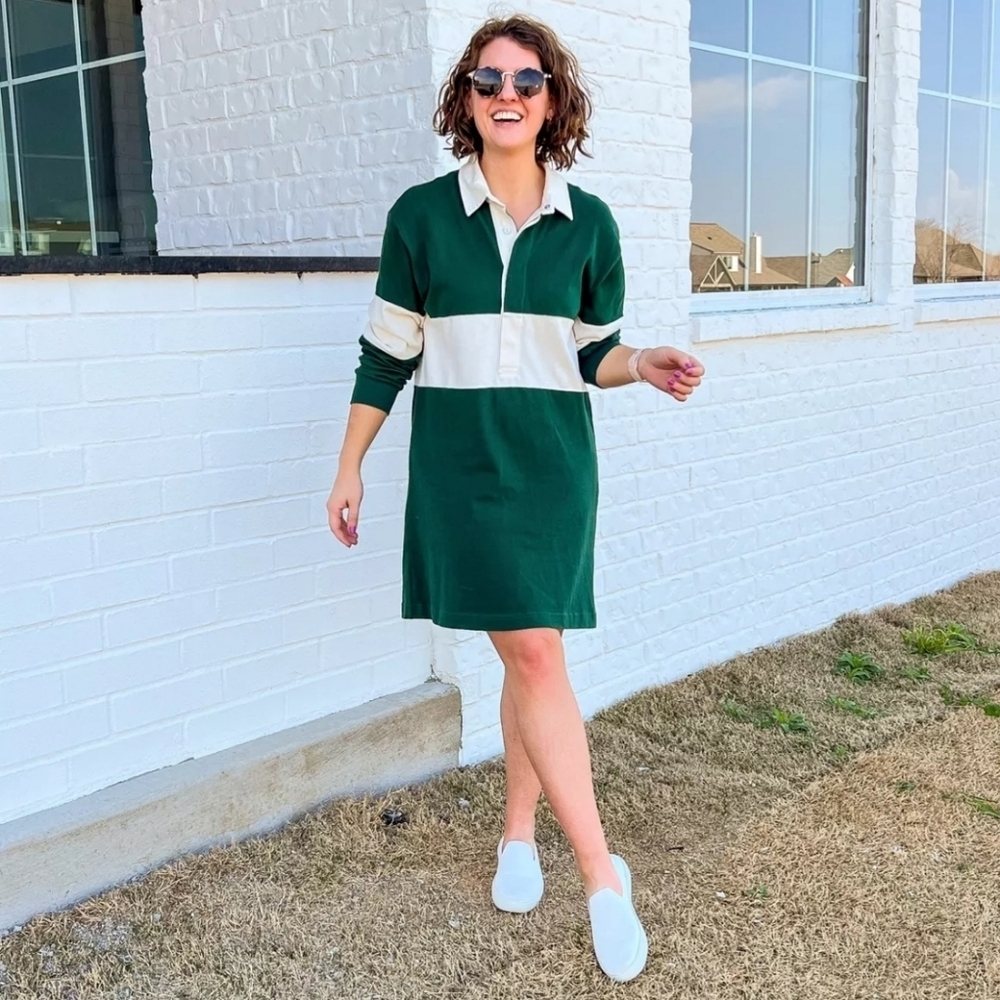 AYR All Year Round Zoe Tennis Court Rugby Polo Shirt Dress